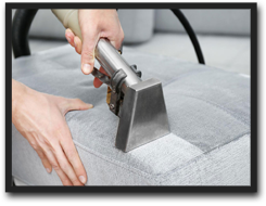 Sofa Steam Cleaning with Advanced Tool
